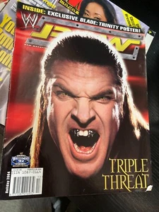 WWF WWE RAW Magazine Holiday 2004 - HHH Triple H Blade Trinity - Picture 1 of 3