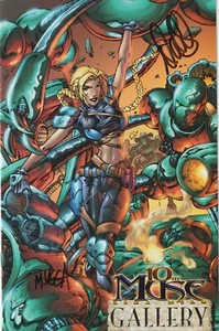 10th Muse Gallery SIGNED by Manny Vega & Darren Davis! 2001 TidalWave VF-NM - Picture 1 of 2