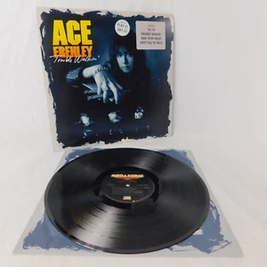 Ace Frehley Trouble Walkin' Vinyl LP 1989 Promotional Hype Stickers Kiss - Imagen 1 de 14