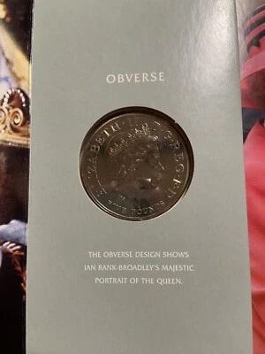 United Kingdom 5 Pounds 2006 Elizabeth II Queen's 80th Birthday Silver Coin NIB - Image 1 of 4