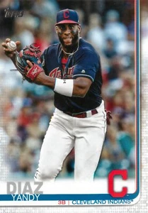 Yandy Diaz 2019 Topps Series 2 Baseball MLB Base Card #595 Cleveland Indians - Picture 1 of 2