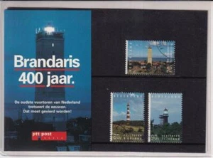 SA35c Netherlands 1994 Lighthouses 400th Anniv, used stamps in presentation pack - Picture 1 of 2