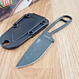 ESEE Izula Black Oxide Fixed Knife 2.63" 1095HC Steel Blade 1-Piece Construction - Picture 1 of 13