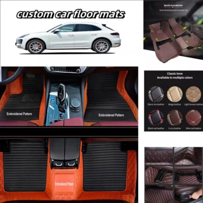 For Hyundai Ioniq Veracruz ix35 Tiburon Luxury Waterproof Custom Car Floor Mats — 第 1/4 张图片