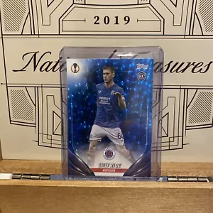 BAILEY RICE RC 2023-24 TOPPS UEFA CLUB COMPETITION SOCCER /75 ICY BLUE ROOKIE - Picture 1 of 2