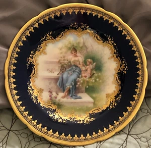 Schöner Ambrosius Lamm Dresden Teller mit Goldbesatz #4 - Bild 1 von 17