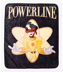 Disney Goofy Movie Powerline Throw Blanket 50x60 Super Soft Fleece New - Picture 1 of 4