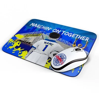 THEFANATICS Personalised Leeds Mouse Mat Football Fan Computer Mouse Pad Boys PC Gift CF32