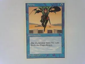 Sprung German Jump 5th Edition - Magic the Gathering Blue - Picture 1 of 2