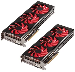 2 Stück Grafikkarte AMD FirePro S10000 | 4x mDP + DVI | 6 GB GDDR5 | 3584 Kerne - Bild 1 von 7