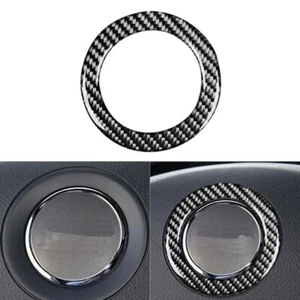Real Carbon Fiber Steering Wheel Ring Cover Trim for Grand Cherokee 2011-2019 - Picture 1 of 5