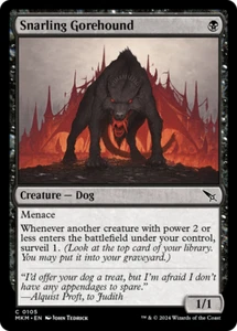 x1 Snarling Gorehound MKM MTG 105 COMMON M/NM 1x - Picture 1 of 1