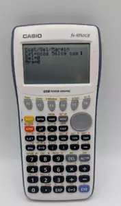Casio FX-9750GII Graphic LCD Display Power Calculator White Exams Maths GCSE - Picture 1 of 7