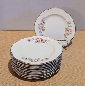 Bezaubernde antike Homer Laughlin Virginia Rose Brot & Butter Teller - Bild 1 von 5