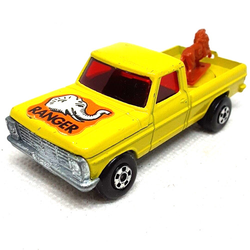 Lesney Matchbox Rolamatics Wild Life Truck No.57 1973 Yellow Made In ...