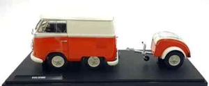 SOLIDO 1:18 FURGONE VOLKSWAGEN T1 VAN KOOL KOMBI CON TRAILER 1950 S1810902 - Foto 1 di 3