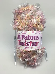 PATONS "TWISTER" Yarn 1 50g Ball "ROSE TWIST" (#05415) Very Pretty! - Picture 1 of 4
