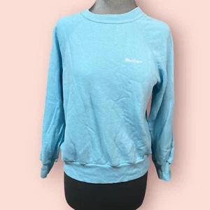 MacGregor Golf Vintage Crewneck Sweatshirt Light Blue Sz YL/Wmn XS - Picture 1 of 9