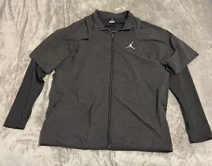 CHAQUETA NIKE JORDAN 3XL ULTIMATE FLIGHT HÍBRIDA DRI FIT GRIS PARA HOMBRE CON PULGARES DE MONO - Imagen 1 de 10