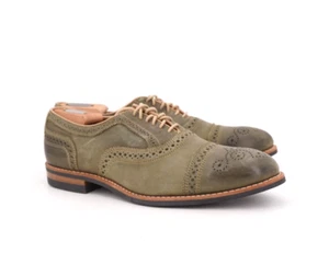 NEU | $ 445 ALLEN EDMONDS 11,5 B RUSH STREET GRÜN CHROMEXCEL DAINITE SCHUHSPANNER - Bild 1 von 19