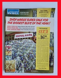 1971 Montgomery Ward Winter Sale Catalog Fashion Mini Bikes Automotive + More - Picture 1 of 11