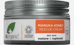 Dr Organic Manuka Honey Rescue Cream 50ml*+for dry damaged, sensitive skin.. - Picture 1 of 3