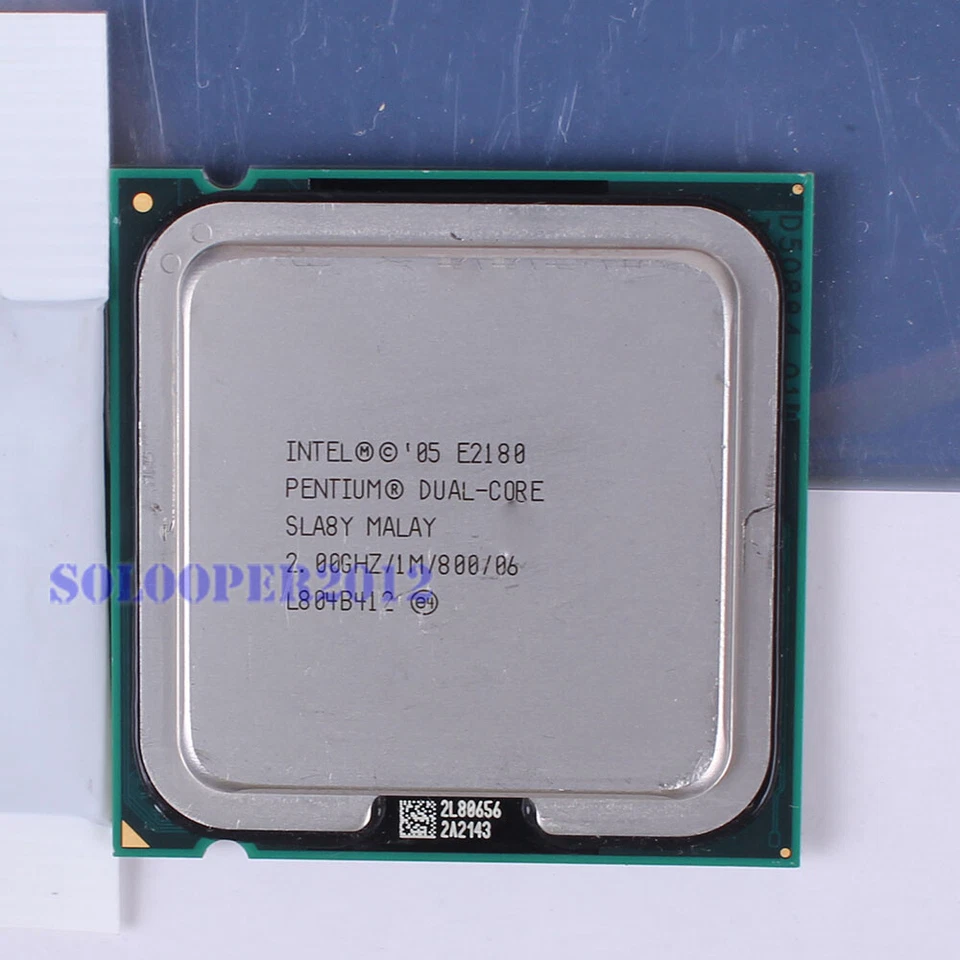 Free shipping Intel Pentium E2180 LGA 775/Socket T (SLA8Y) CPU Processor 2 GHz - Image 1 of 1