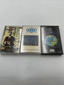 1980's TESLA + Yes 3 Cassette Tape Lot Psychotic Supper Five Man Yes Fragile - Picture 1 of 7