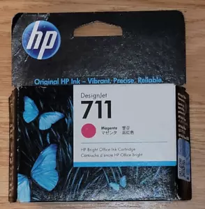 HP 711 29-ml Magenta Design Jet Ink Cartridge CZ131A Original - Picture 1 of 4