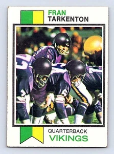 Fran Tarkenton Card 1973 Topps #60 Minnesota Vikings - Picture 1 of 2