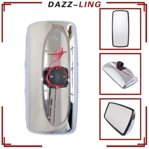 Chrome Heated Main Mirror For Freightliner M2 2003-2015 Left or Right Side 1 PC - Picture 1 of 8