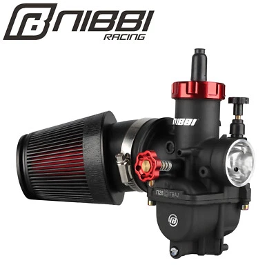 Filtro de aire de carburador NIBBI PE28 para YAMAHA YZ80 YZ 80 Dirt Pit Bike 1975-2001 Foto 1 de 4