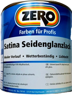 Zero 2,5L Seidenglanzlack Profi in Weiß - Bild 1 von 3