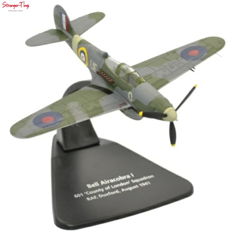 OXFORD DIECAST AC071 1/72 BELL AIRACOBRA I 5601 COUNTY OF LONDON SQN RAF DUXFORD - Image 1 of 1