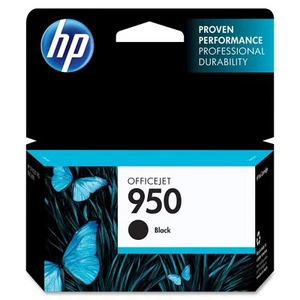 NEW GENUINE HP 950 BLACK INK CARTRIDGE EXP 02/2017 - Picture 1 of 1