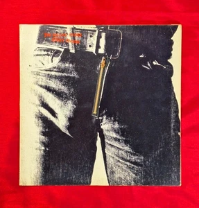 The Rolling Stones ~Sticky Fingers 1971 USA W/Zipper OG Sleeve! Vinyl LP PLAYS! - Picture 1 of 10