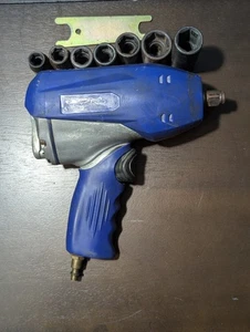 Kobalt 1/2" Air Impact Wrench LGA-1560A (350 ft-lb) w/ Sockets - Used - Picture 1 of 24