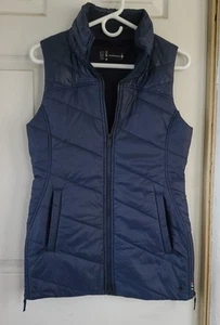 Smartwool Womans Zip Up Blue Vest, Size Small - Picture 1 of 8
