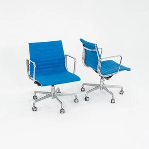 2003 Herman Miller Eames Aluminum Group Management Desk Chairs in Blue 19x Avail - Picture 1 of 12