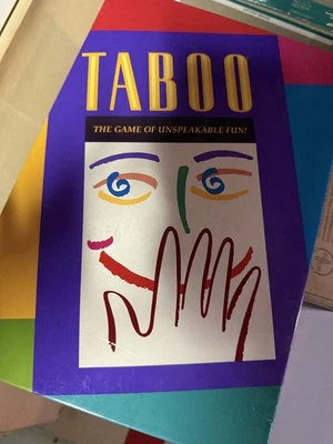 Vintage 1989 TABOO By Milton Bradley Board Game - Image 1 of 4