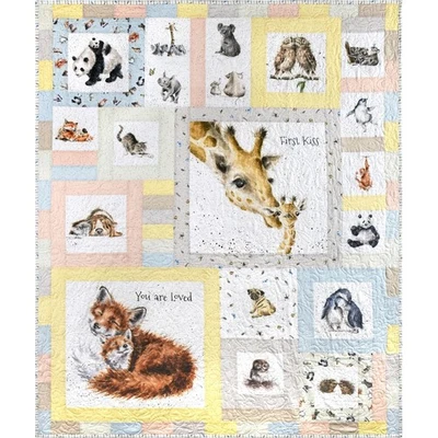 LOVE IS... Kit de Edredón ~ Patrón y Acabados de Tela 48" x 60" Maywood Foto 1 de 4