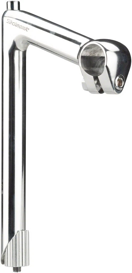 Nitto Technomic Stem - 120mm, 26 Clamp, -18, 22.2-24tpi Quill, Aluminum, Silver - Image 1 of 1