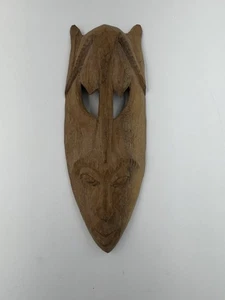 Vintage African Tribal Mask Hand Carved - Picture 1 of 6