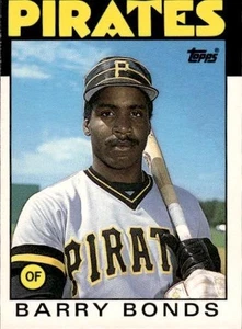 1986 Topps negociado #11T Barry Bonds Rookie Pirates - Imagen 1 de 2
