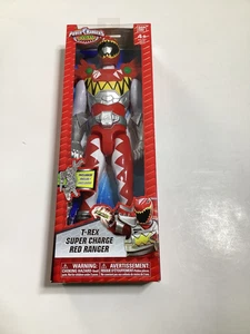 Power Rangers 12" Dino Super Charge T-Rex Super Charge Red Ranger von Ban Dai - Neu in OVP - Bild 1 von 6