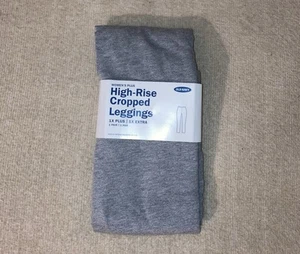 NUEVAS Leggings Cortos Old Azul Marino Gris Alto - Talla 1X Plus - Imagen 1 de 1