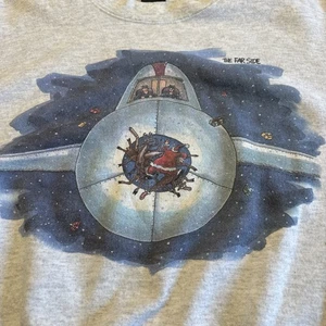 Sudadera De Colección The Far Side Gary Larson Santa Reno Avión Navidad XL EE. UU. - Imagen 1 de 10