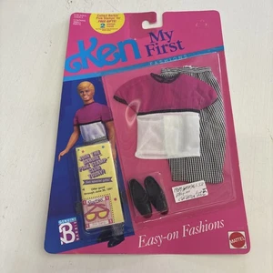 Ken My First Fashions Pantalones Cortos a Rayas Zapatos Barbie De Colección Mattel 1989 - Imagen 1 de 2
