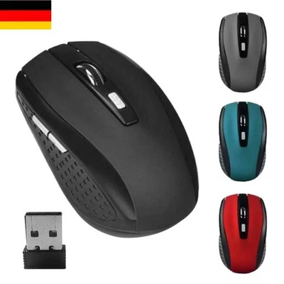 Maus Kabellos USB Wireless-Mouse 2000DPI Computer Notebook Laptop Funkmaus PC - Bild 1 von 4