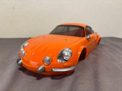 ALPINE A110 RC Car Body Only 1:10 Orange Painted TAMIYA - Image 1 of 4